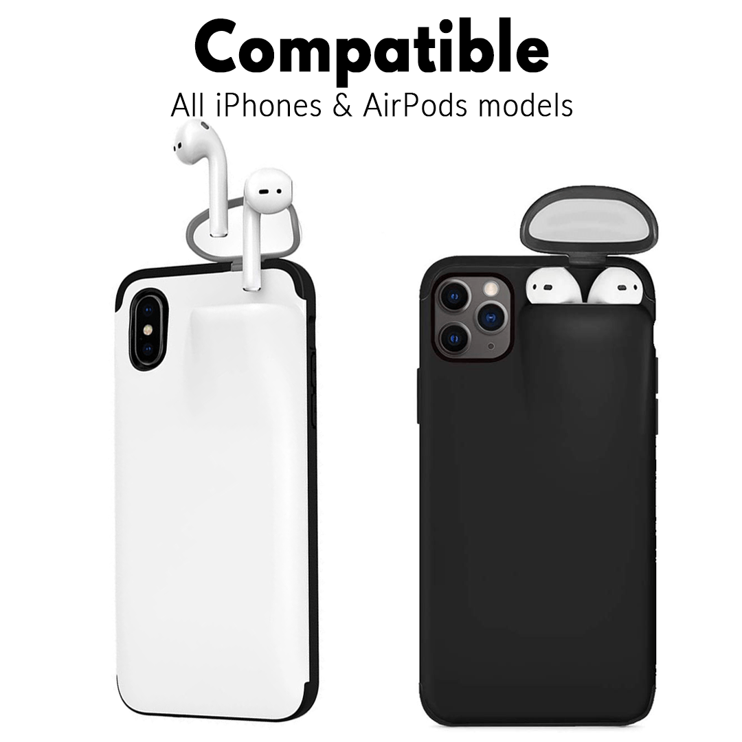 2-in-1 Airpod iPhone Case