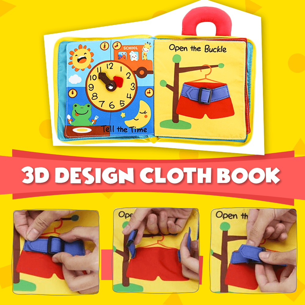 3D Educational Cloth Book