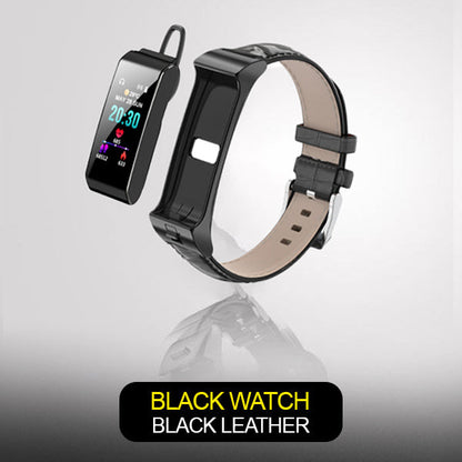 2-in-1 Smart Bracelet With Bluetooth Earphone