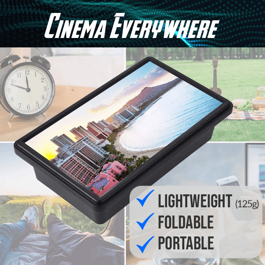 3D Portable Universal Screen Amplifier