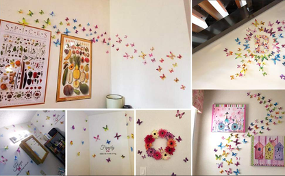 3D Butterflies Wall Stickers (12 pcs)