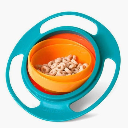 360 Rotate Spill-Proof Bowl