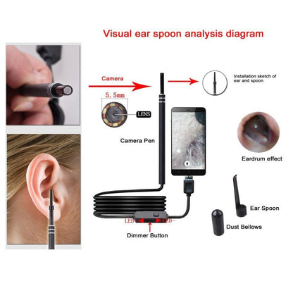 2-in-1 Ear Cleaner with HD Camera