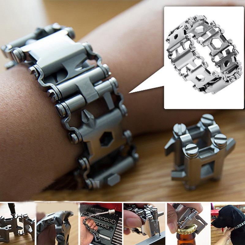 29 In 1 Multi-Tools Stainless Steel Bracelet