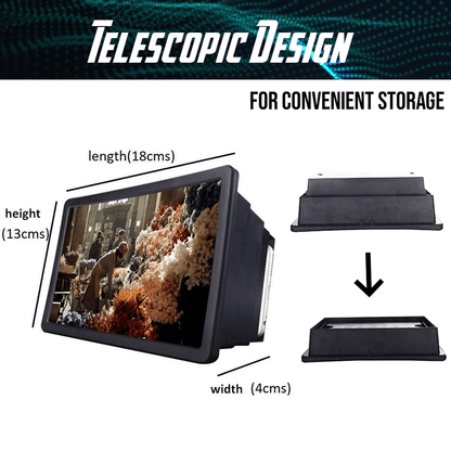 3D Portable Universal Screen Amplifier